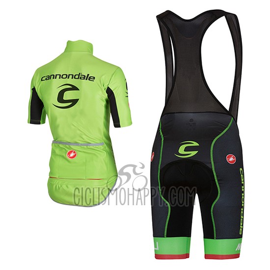 Cannondale Cycling Jersey Bib Short 2017 Men Short Sleeve Green
